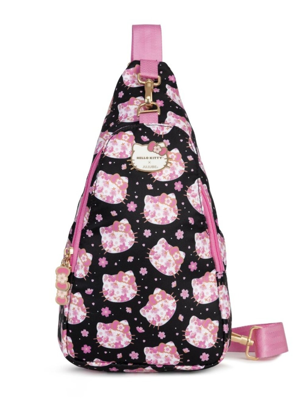 Hello Kitty x JuJuBe Cherry Blossoms Crossbody Sling Bag Travel Purse NWT